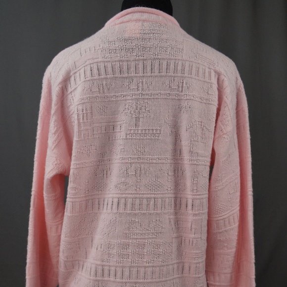 VTG Jane Adams Sweater Pink, Valley Girl, 80's - Picture 4 of 7